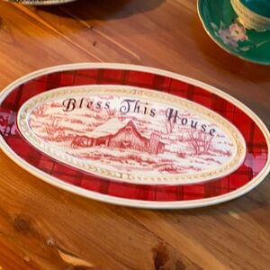 Fritz and Floyd bless this house dish farm style